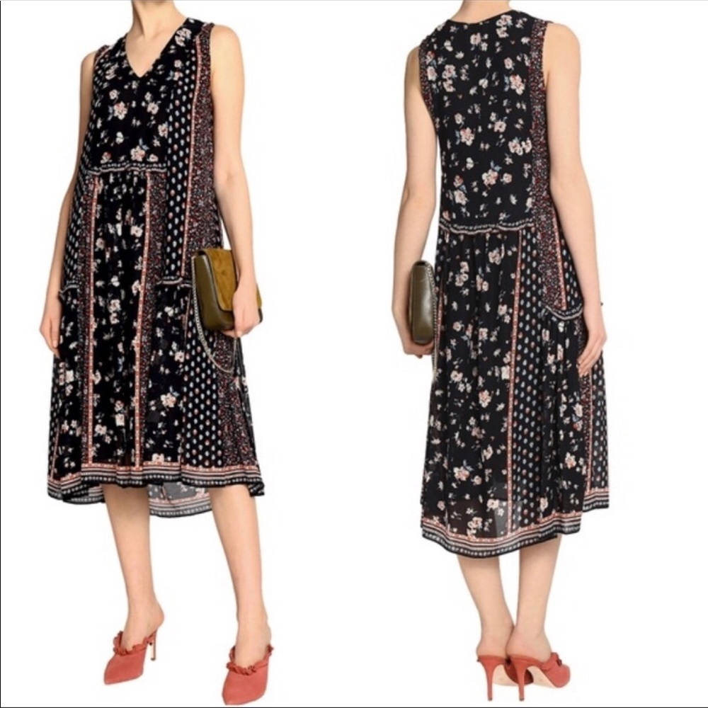 Claudie Pierlot printed midi dress
